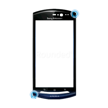 Sony Ericsson MT11i Xperia Neo V front cover, frame voorkant midnight blue onderdeel FRONTC