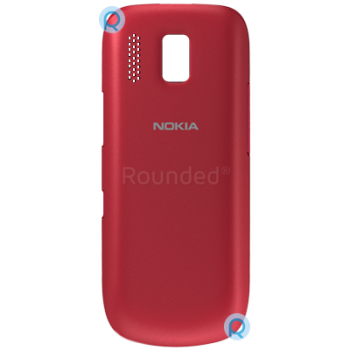 Nokia 202 Asha battery cover, batterijklep donker rood onderdeel BATTC