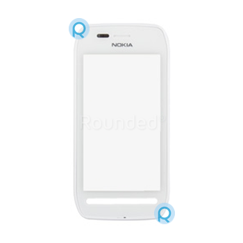 Nokia 603 Front Cover Touchscreen White