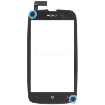 Nokia 610 Lumia display touchscreen, digitizer touchpanel black spare part TOUCHSCR