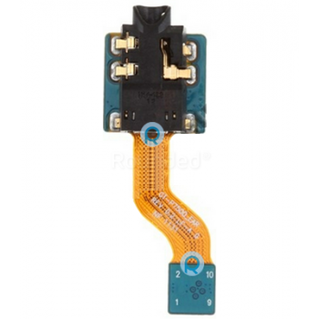 Samsung Galaxy Tab 10.1 P7500 earphone jack flex cable, 3.5mm audio port cable spare part IN4-136