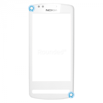 Nokia 700 display glass, front glass wit onderdeel DIGL