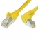 FTP CAT6 network cable 0.25 meter Type: S/FTP CAT6. Wires: AWG 27/7. Connector 1: RJ45 Male. Connector 2: RJ45 Male. Length: 0.25 meter. Color: Yellow. Halogen free: No. Extra: 1x Right angle cable.