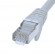 FTP CAT6 network cable 0.5 meter Type: S/FTP CAT6. Wires: AWG 27/7. Connector 1: RJ45 Male. Connector 2: RJ45 Male. Length: 0.5 meter. Color: Grey. Extra: 1x right angle.  image-1