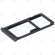 Nokia 6 Sim tray jet black MEPLE02016A