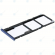 Huawei Y7 Prime 2018, Honor 7C Sim tray + MicroSD tray blue