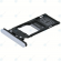 Sony Xperia XZ2 Dual (H8266, H8296) Sim tray + MicroSD tray silver 1311-3778