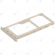 Huawei Honor 6A (DLI-AL10) Sim tray + MicroSD tray gold 97070RHS_image-2