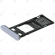 Sony Xperia 1 (J8110) Sim tray + MicroSD tray grey 1319-0239