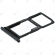 Huawei P smart Z (STK-L21) Sim tray + MicroSD tray midnight black 51661MSD