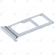 Samsung Galaxy Note 20 Ultra (SM-N985F SM-N986F) Sim tray + MicroSD tray mystic white GH98-45806C_image-1