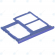 Samsung Galaxy A31 (SM-A315F) Sim tray + MicroSD tray prism crush blue GH98-45432D_image-1