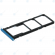 Xiaomi Redmi 9A (M2006C3LG) Sim tray + MicroSD tray ocean green_image-1