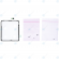 Samsung Galaxy Z Flip3 (SM-F711B) Adhesive sticker rework kit B GH82-26258A_image-1