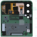 Samsung Galaxy Z Flip3 (SM-F711B) Back cover + display LCD sub phantom black GH97-26773A_image-2
