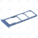 Samsung Galaxy M12 (SM-M127F) Sim tray + microSD tray blue GH98-46321C_image-1