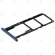 Huawei Honor 9S (DUA-LX9) Sim tray + MicroSD tray blue 97070XUT