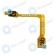 Samsung Galaxy Note 2 N7100 Side button connector flexcable,  Black spare part DS.HF.R.R0.5 C37