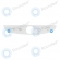 Blackberry 9810 Torch Complete housing, Housing White spare part HOUSN