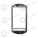 Huawei U8800 IDEOS X5 front cover, voorzijde zwart