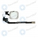 Apple iPhone 5S Home button flex cable with home button silver