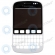 Blackberry 9720 Display module frontcover + digitizer white