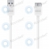 Samsung USB 3.0 Data cable white ET-DQ10Y0WE ET-DQ10Y0WE