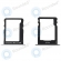 Huawei P8 Lite Sim tray + MicroSD tray black