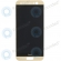 HTC One M9+ Display module frontcover+lcd+digitizer gold  image-1