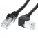 FTP CAT6 network cable 1 meter Type: S/FTP CAT6. Wires: AWG 27/7. Connector 1: RJ45 Male. Connector 2: RJ45 Male. Length: 1 meter. Color: Black. Halogen free: No. Extra: 1x Right angle cable.