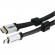 HDMI cable 3 meter Version: 1.4 HighSpeed with Ethernet. Connector types: HDMI A Male to HDMI A Male. Length: 1 meter. Color: Black. Material: Metal  image-1