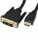 HDMI cable 5 meter Version: 1.4 HighSpeed with Ethernet. Connector types: HDMI A Male to DVI D Male. Length: 5 meter. Color: Black.
