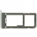 Samsung Galaxy S8 (SM-G950F) Sim tray + MicroSD tray silver Incl. microSD tray. GH98-41131B
