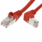 FTP CAT6 network cable 0.25 meter Type: S/FTP CAT6. Wires: AWG 27/7. Connector 1: RJ45 Male. Connector 2: RJ45 Male. Length: 0.25 meter. Color: Red. Halogen free: No. Extra: 1x Right angle cable.