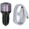 Huawei Honor AP31 Dual USB car chager 9V 2A - 5V 1A incl. USB data cable type-C black-grey