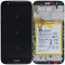 Huawei G8 (RIO-L01) Display module frontcover+lcd+digitizer+battery grey 02350KKK