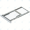 Alcatel Idol 5 (OT-6058D) Sim tray + MicroSD tray silver BQA29J0S13C0