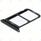 Huawei P20 (EML-L09, EML-L29) Sim tray + MicroSD tray black 51661JBA