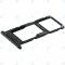 Huawei P smart 2019 (POT-L21 POT-LX1) Sim tray + MicroSD tray midnight black 51661KQC