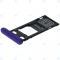 Sony Xperia 1 (J8110) Sim tray + MicroSD tray purple 1319-0240