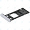 Sony Xperia 1 (J8110) Sim tray + MicroSD tray white 1319-0238