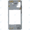 Samsung Galaxy A51 (SM-A515F) Middle cover haze crush silver/ prism crush white GH98-46128A