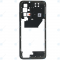 Xiaomi Redmi 10 2022 (21121119SG, 22011119UY) Middle cover carbon grey 550400005T9X