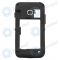 Samsung S6802 Ace Duos cover back, rear middle  black
