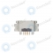 Sony Xperia J ST26i Charging connector, MicroUSB connector Silver spare part CHRGC