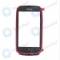 Nokia Lumia 610 front cover red (magenta)