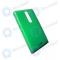 Nokia Asha 502, 502 Dual Sim Battery cover groen 02503V4