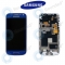 Samsung Galaxy S4 Mini (I9195) Display unit inclusief behuizing blue (GH97-14766C)