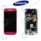 Samsung Galaxy S4 Mini (I9195) Display unit complete pink (GH97-14766G)