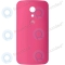 Motorola Moto G (2nd Gen), Moto G 2014, Moto G2 Battery cover pink 20DBU010005; SJHN1141A